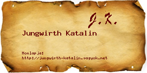 Jungwirth Katalin névjegykártya
